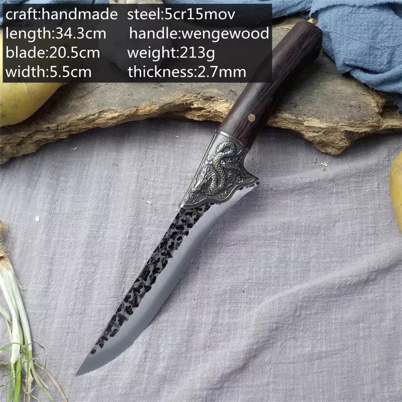 Coltello da cucina Dragon - Chef / Marrone