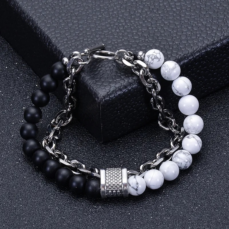 Bracciale MA-34429 - Nero / Marrone