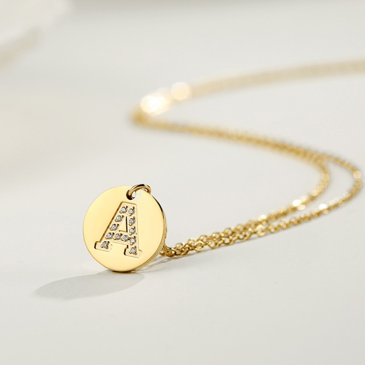 Collana Alfabeto - D / Oro