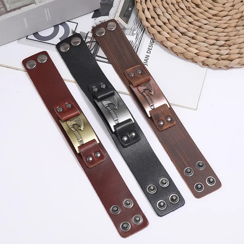 Bracciale Axe - Marrone / Oro