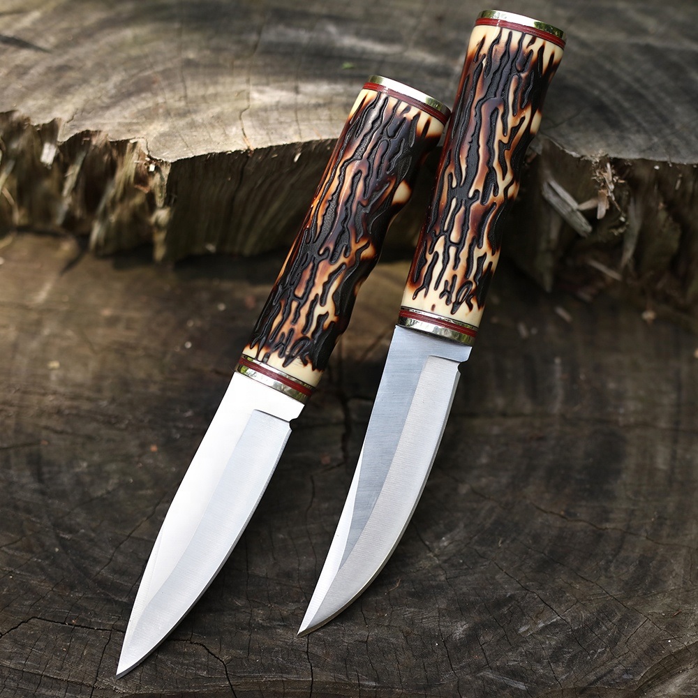 Coltello da outdoor P3233 - Nero / Marrone