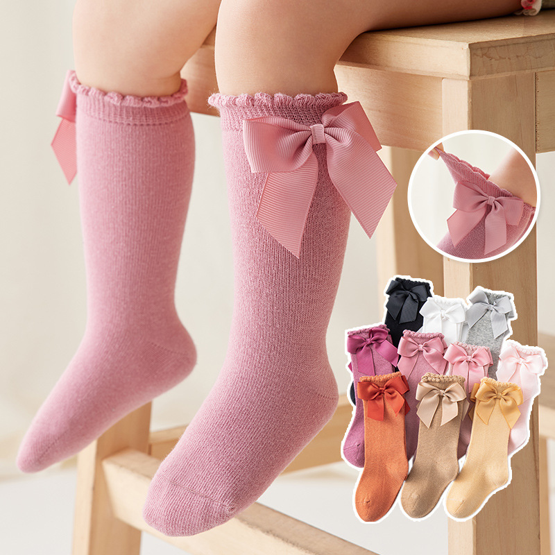 Calze al ginocchio per bambini SW-22337 - Nero / L