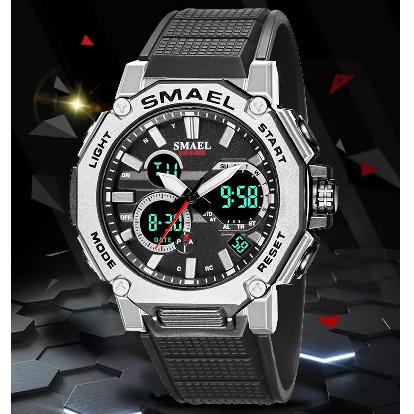 Orologio SMAEL TR-14135 - Nero / Rosso