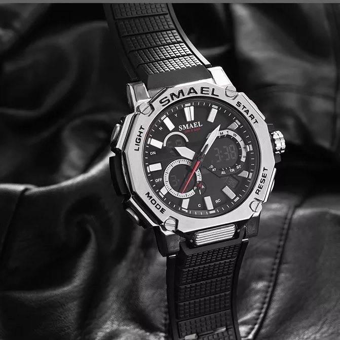Orologio SMAEL TR-14135 - Nero / Rosso
