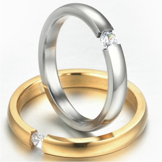 Anello UR-17293 - Oro / Rosa / 55mm