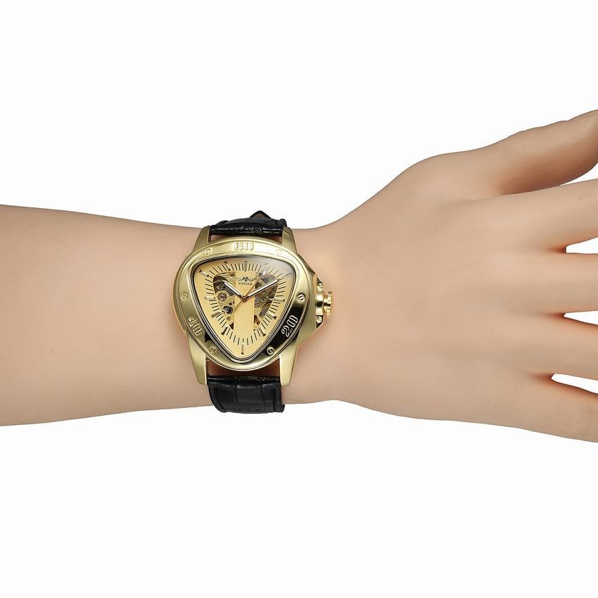Orologio Winner OT-14445 - Nero / Oro / Bianco