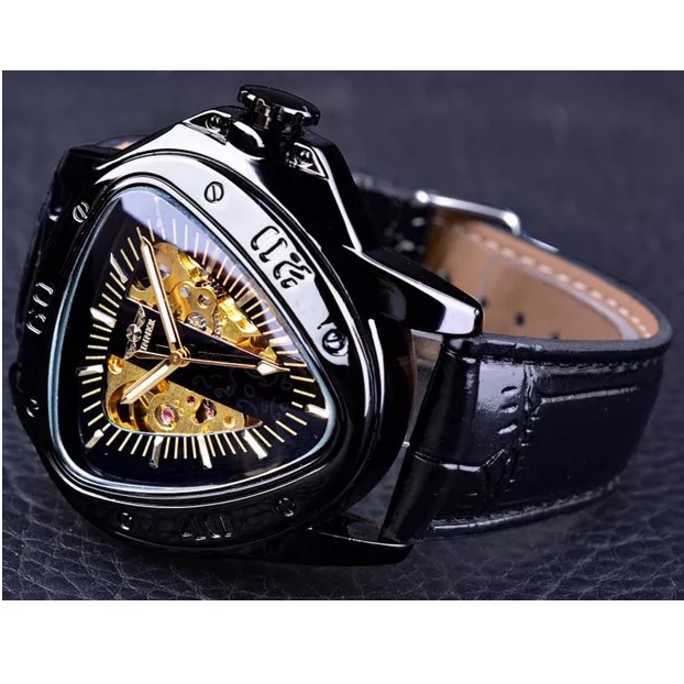 Orologio Winner OT-14445 - Nero / Oro / Bianco