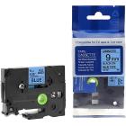 Stampa nera / Sfondo blu / 9mm x 8m