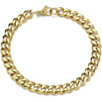 Bracciale KR-34794 - Oro / 18cm / 9mm