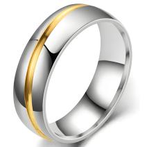Anello da Uomo LO-17385 - Argento / Oro / 67mm