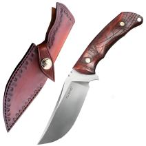 Coltello da caccia outdoor HARAHU AK-31410 - Marrone
