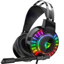 Cuffie da gioco 7.1 con retroilluminazione RGB - Nera