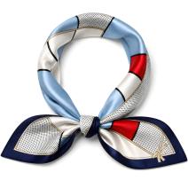 Foulard RU-42113 - Bianco / Blu
