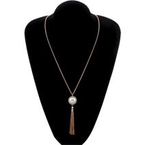 Collana da donna GO-38864 - Oro / Bianco