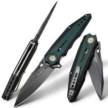 Coltello pieghevole da esterno MASTERPIECE SA-35398 - Verde