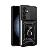 Custodia Hybrid Armor Camshield per Samsung Galaxy A56 - Nero