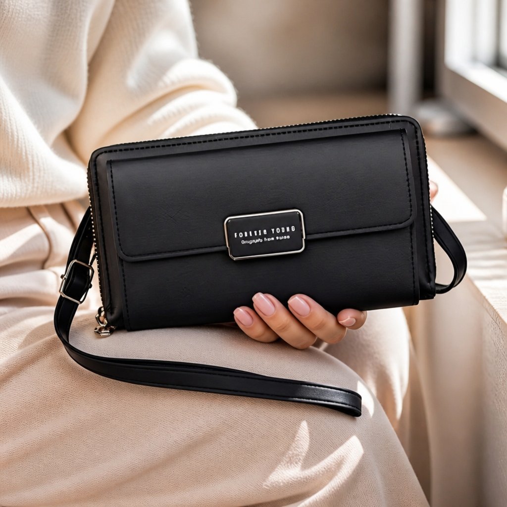 Portafoglio ST-12688 - Nero