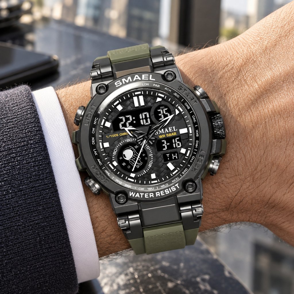 Orologio SMAEL LO-29438 - Verde