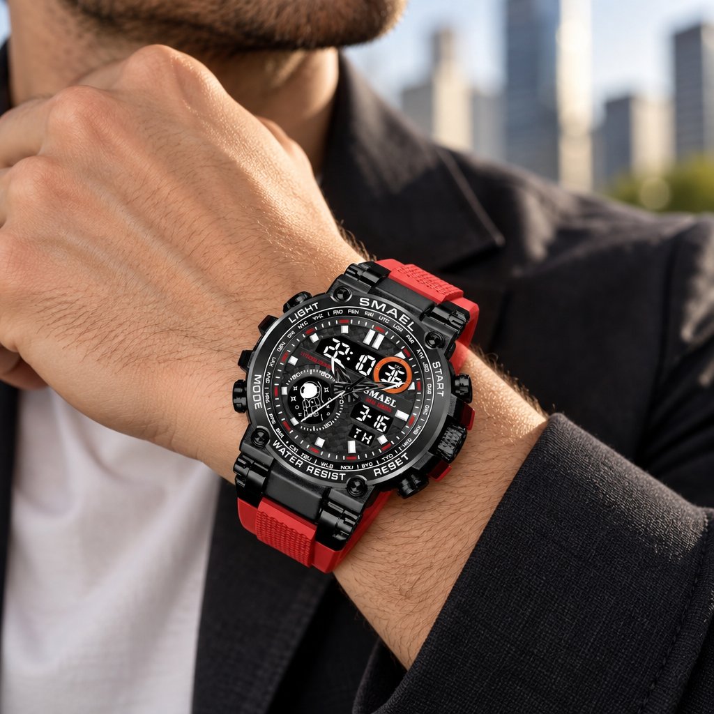 Orologio SMAEL LO-29440 - Rosso
