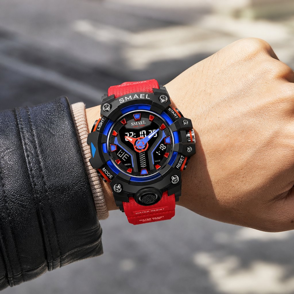 Orologio SMAEL FL-29470 - Rosso