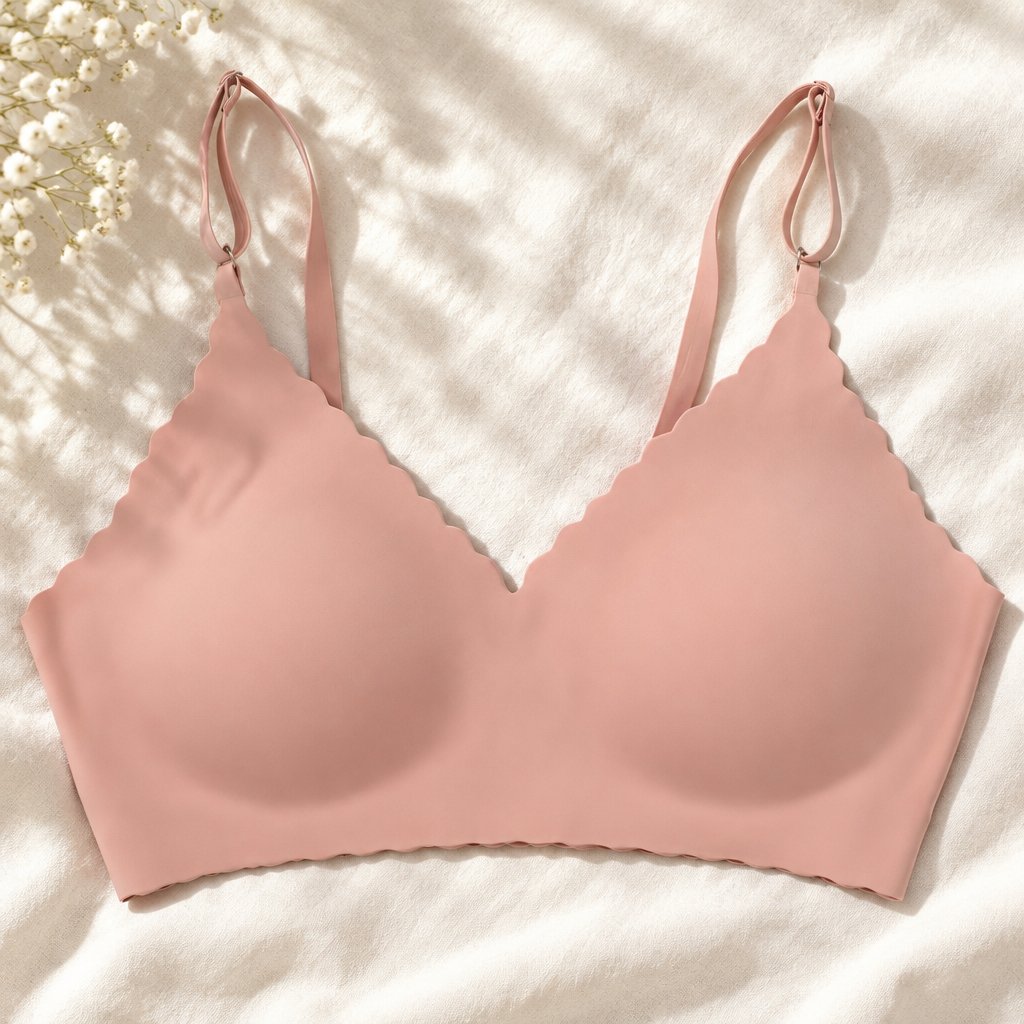 Reggiseno Senza Cuciture Elegante - Rosa / S