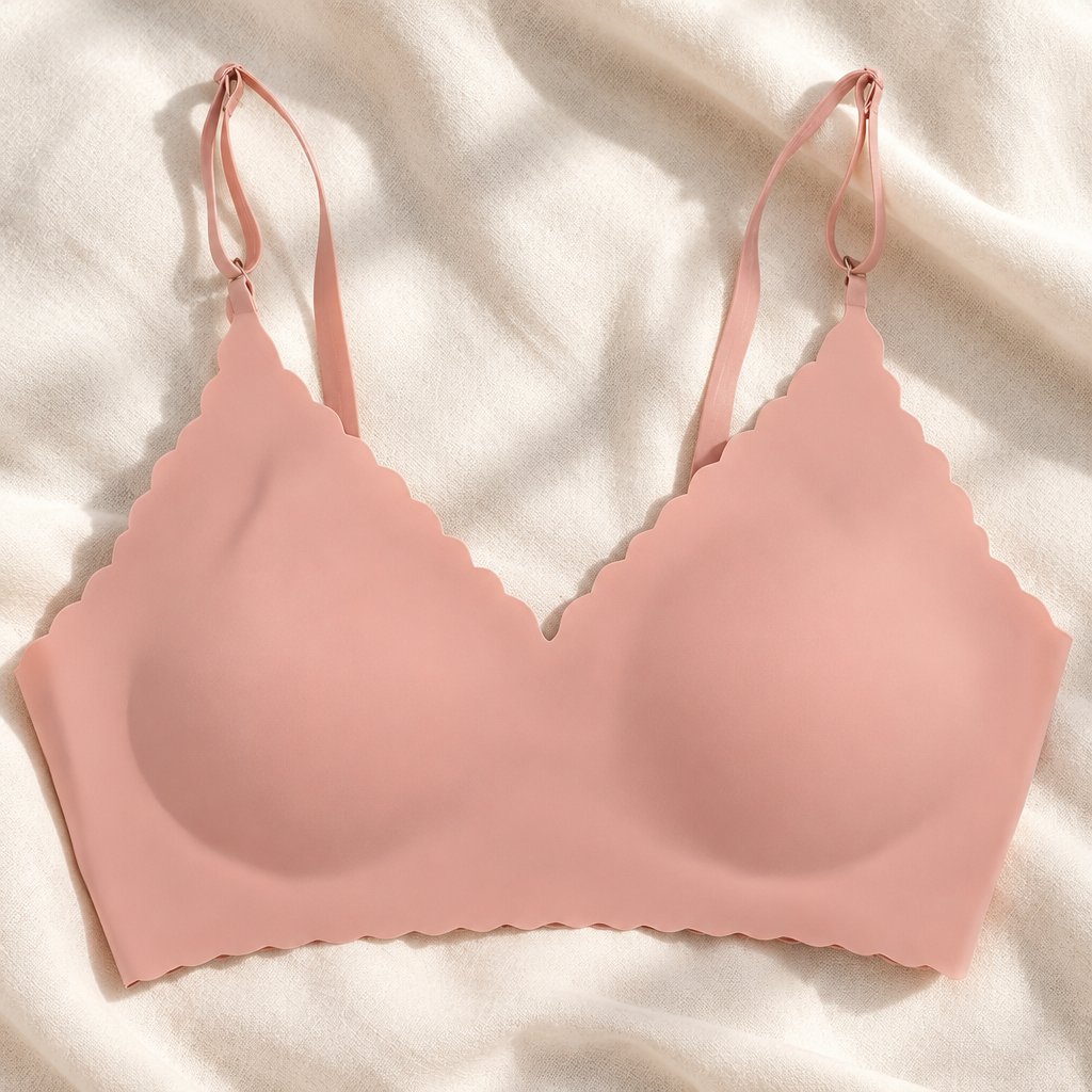 Reggiseno Senza Cuciture Elegante - Rosa / XL