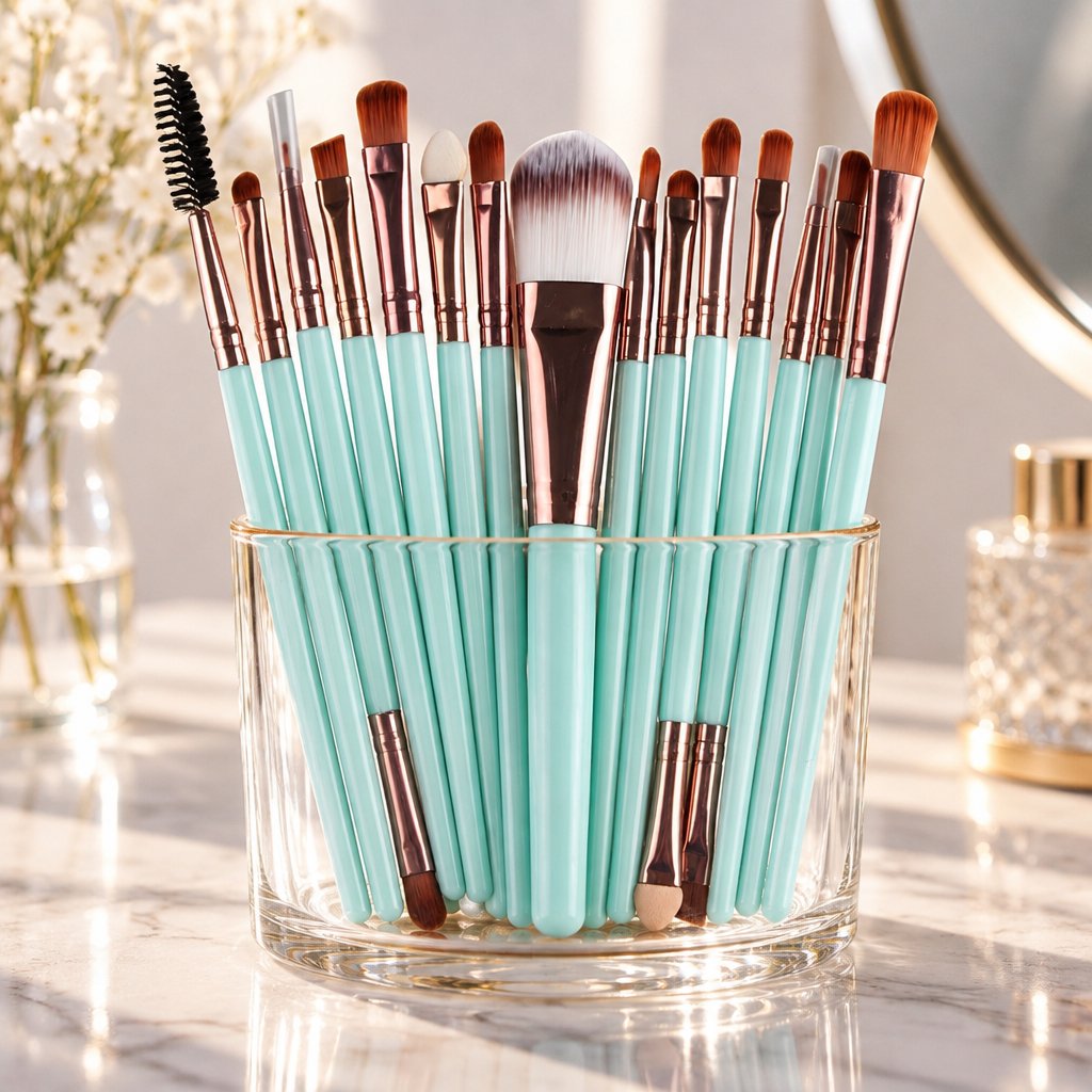Pennelli per trucco Lola - Turchese